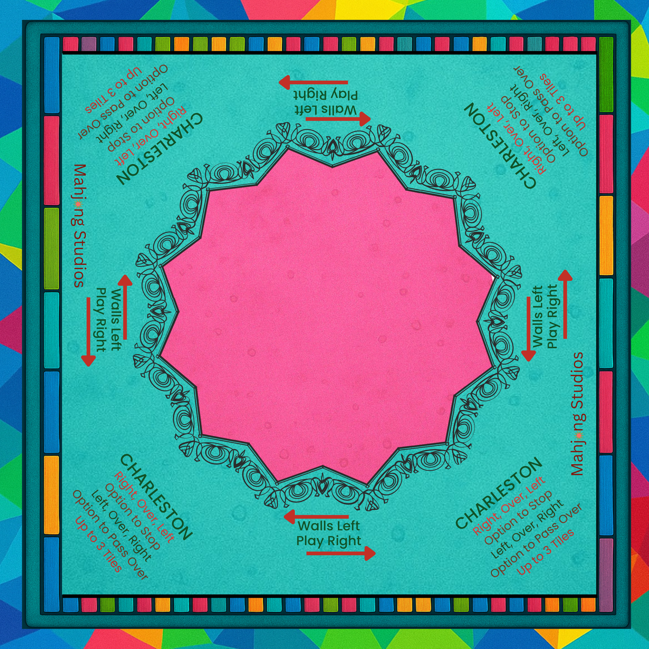 Lunaflor Mahjong Mat