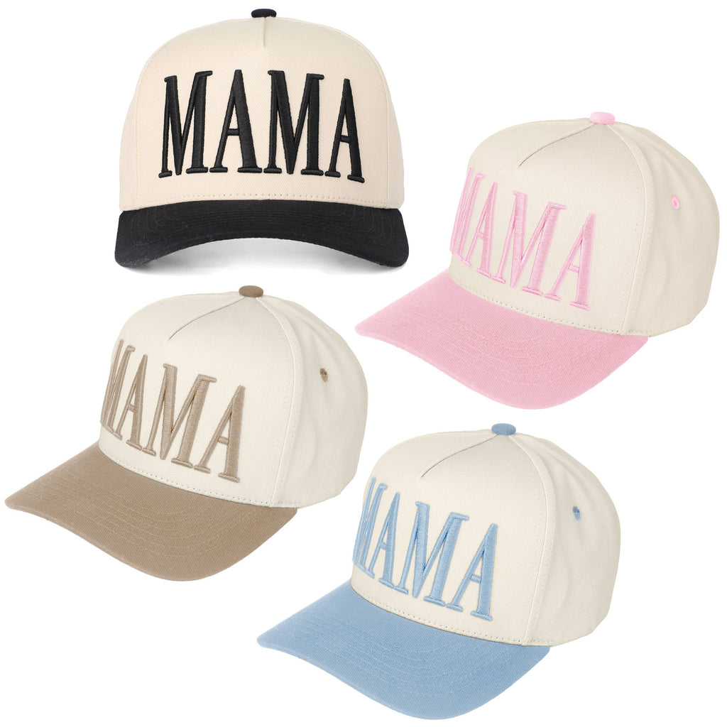 MAMA Letter embroidered Snapback Trucker Hat