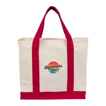 Cotton Canvas Two-Tone Tote SIES