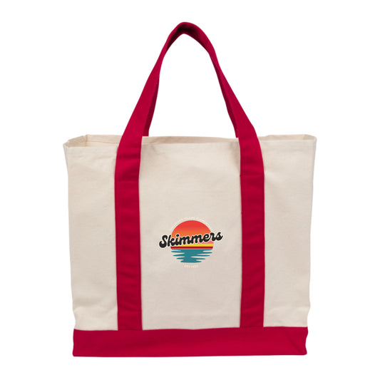 Cotton Canvas Two-Tone Tote SIES