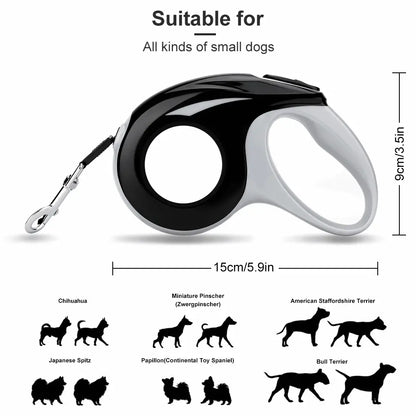 Custom Retractable Pet Leash Automatic Telescopic Tractor Pet Rope