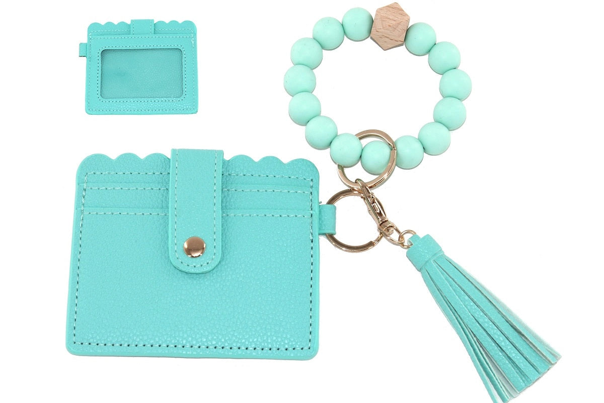 Silicone Beaded Wristlet for Needlepoint Canvas