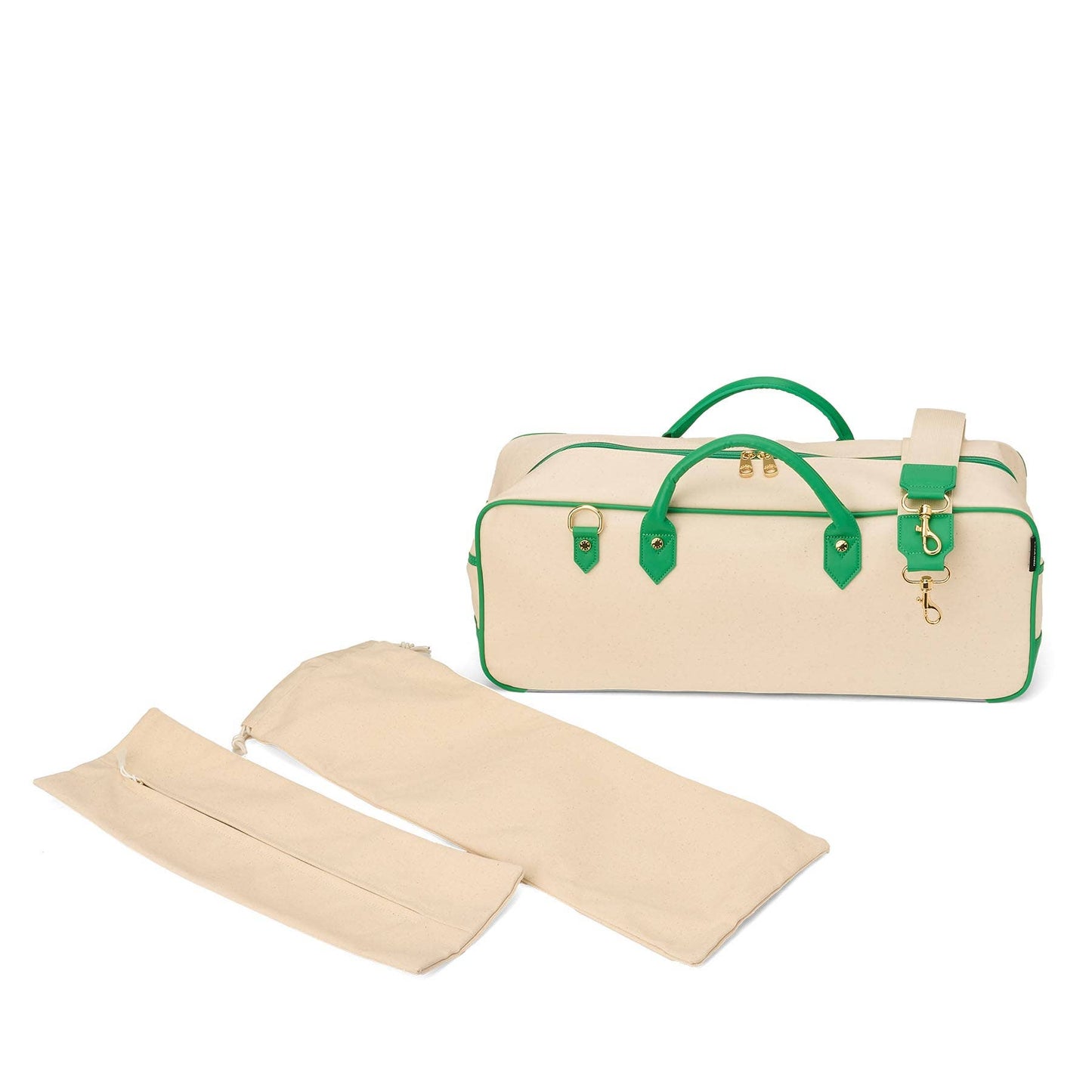 "Margo" Natural Mahjong Tote (Personalizable)