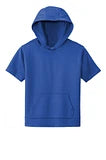 Sport-Tek® Youth Sport-Wick® Fleece Short Sleeve Hooded Pullover