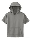 Sport-Tek® Youth Sport-Wick® Fleece Short Sleeve Hooded Pullover