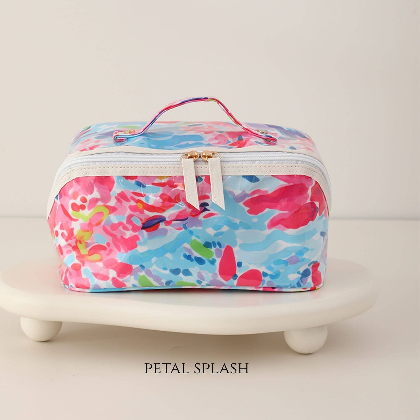 Southern My Sass - Cosmetic Case Carry All Bag PVC Plastic Coating Embroidery