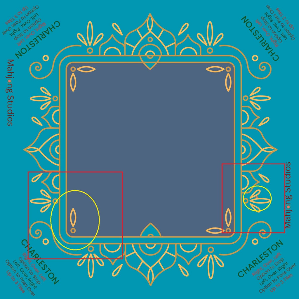 Midnight Luxe Mahjong Mat 33 x 33