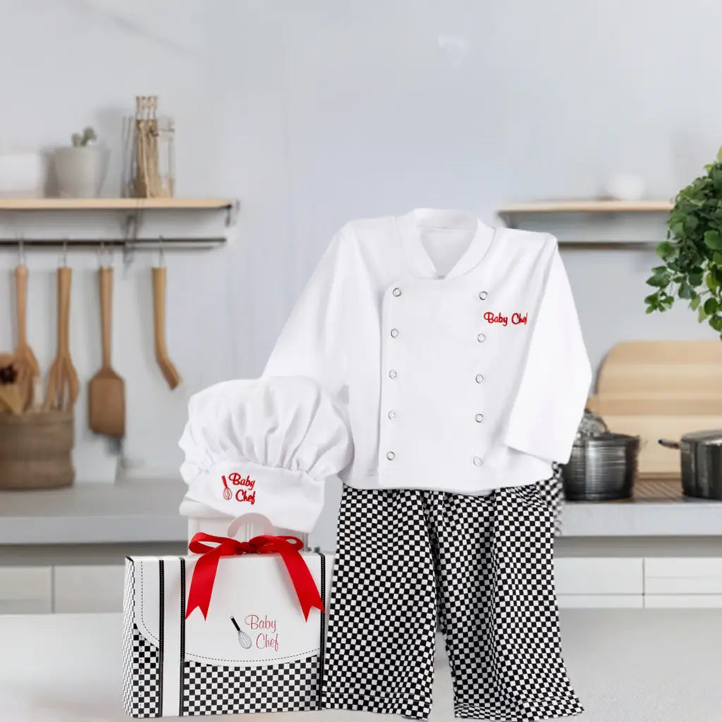 Baby Chef 3-Piece Layette in Culinary Box Baby Aspen An Initial Impression