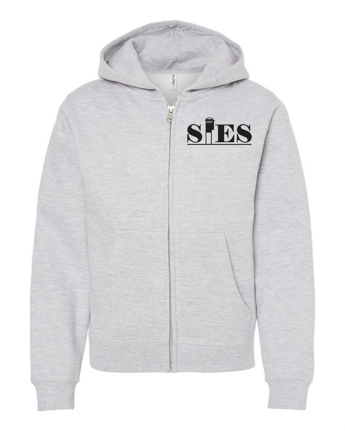 Youth Midweight Full-Zip Hooded Sweatshirt SIES