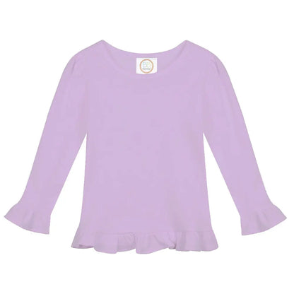 Girl's Long Sleeve Ruffle Tee Shirt - An Initial Impression