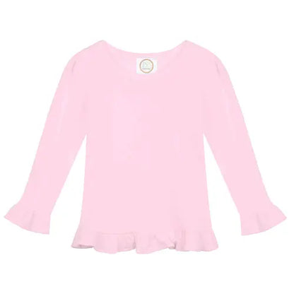 Girl's Long Sleeve Ruffle Tee Shirt - An Initial Impression