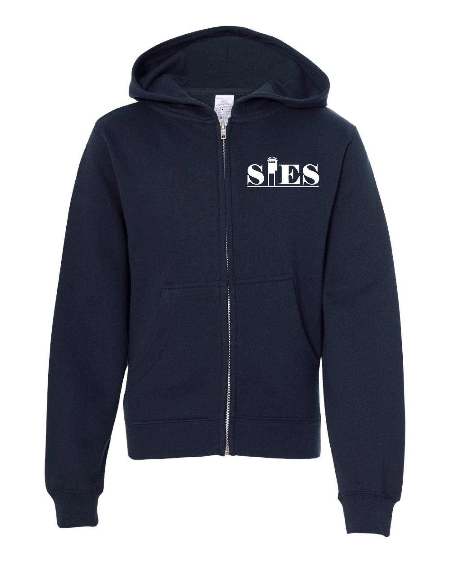 Youth Midweight Full-Zip Hooded Sweatshirt SIES