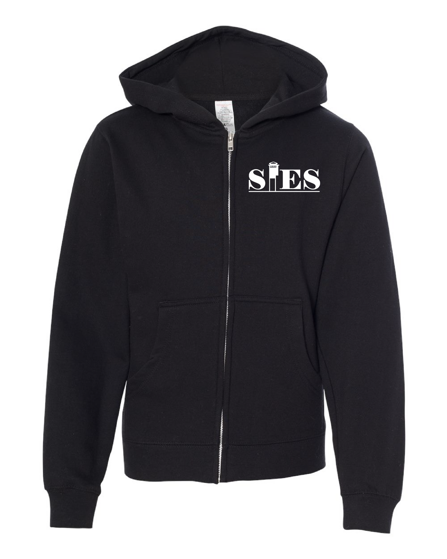 Youth Midweight Full-Zip Hooded Sweatshirt SIES