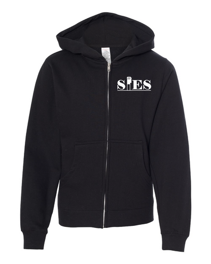 Youth Midweight Full-Zip Hooded Sweatshirt SIES