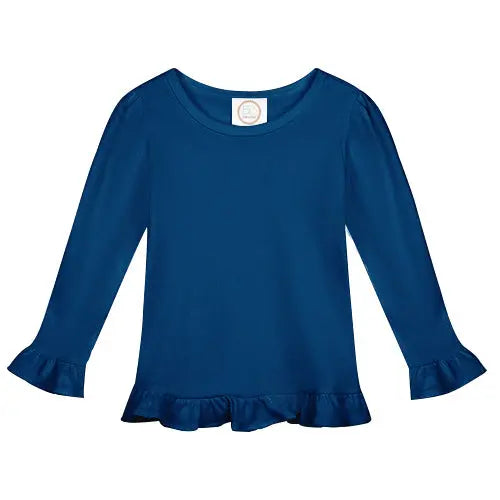 Girl's Long Sleeve Ruffle Tee Shirt - An Initial Impression