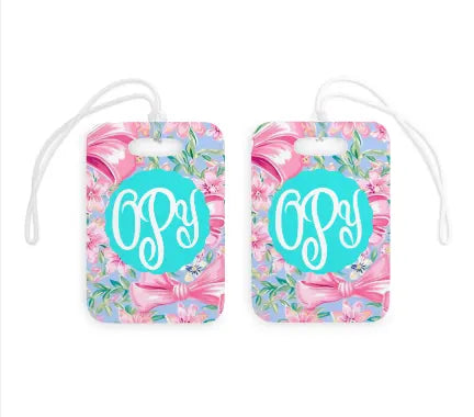 Personalized Monogram Luggage Tags - An Initial Impression