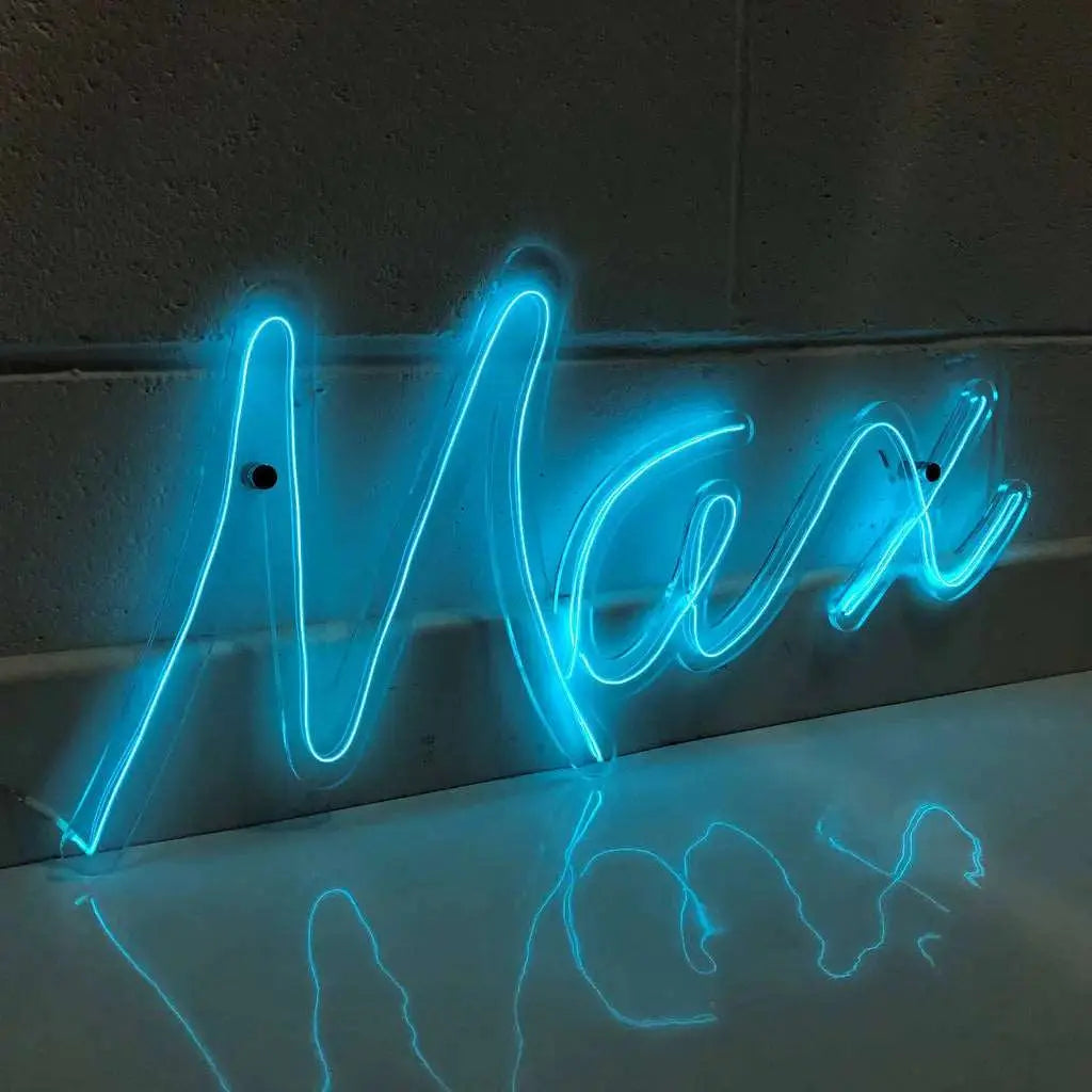 CUSTOM NEON NAME SIGNAGE - An Initial Impression