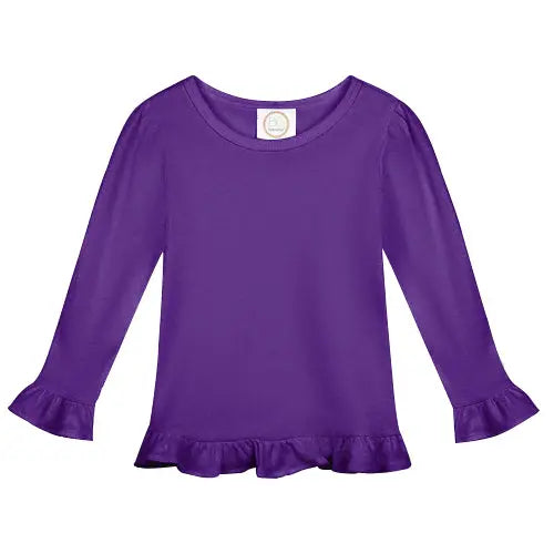 Girl's Long Sleeve Ruffle Tee Shirt - An Initial Impression