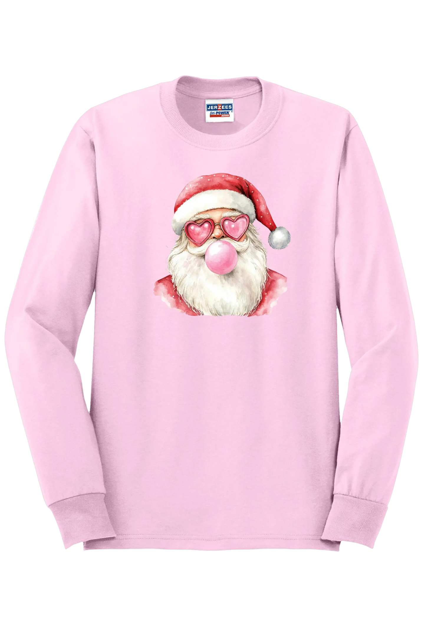 Bubble Blowing Santa on Long Sleeve Tee An Initial Impression An Initial Impression