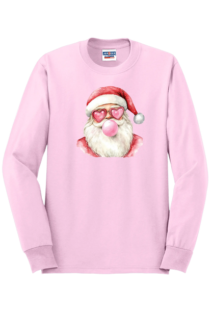 Bubble Blowing Santa on Long Sleeve Tee An Initial Impression An Initial Impression