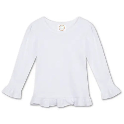 Girl's Long Sleeve Ruffle Tee Shirt - An Initial Impression