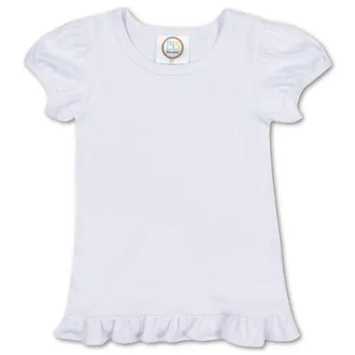 Girl's Short Sleeve Ruffle Tee Shirt - An Initial Impression