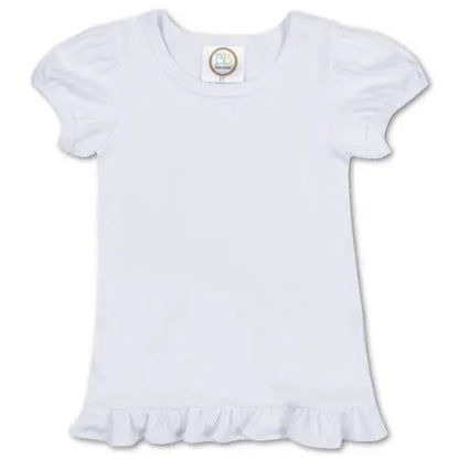 Girl's Short Sleeve Ruffle Tee Shirt - An Initial Impression