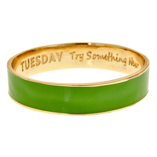 Green Tuesday Day Of The Week Bangle