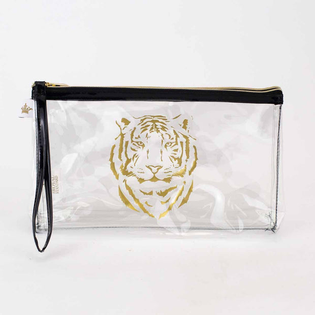 The Royal Standard - Tiger Clear Organizer Double Zip Pouch Clear/Black/Gold 10x6x2 - An Initial Impression