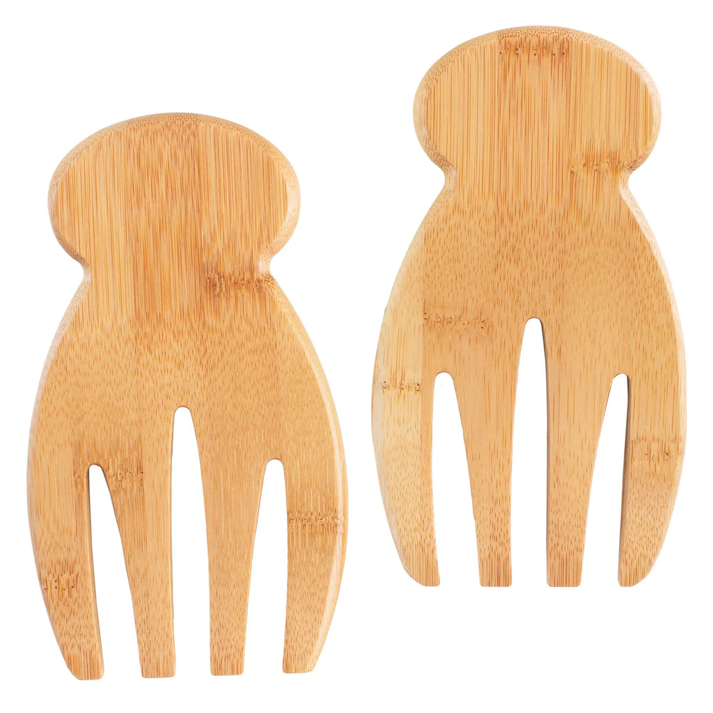 Salad Hands, Bamboo Salad Serving Utensils - An Initial Impression