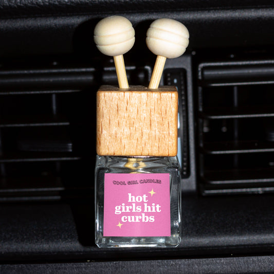 Hot Girls Hit Curbs Car Freshener | Funny Car Accessory Gift