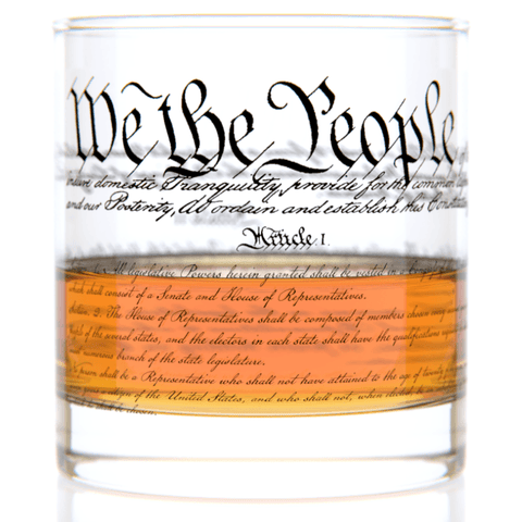 Well Told - U.S. Constitution Rocks Glass - An Initial Impression