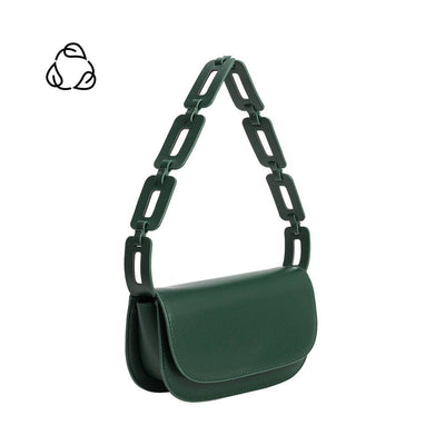 Melie Bianco - Inez Recycled Vegan Shoulder Bag in Green - An Initial Impression