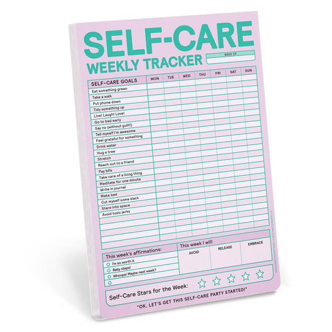 Knock Knock - Self-Care Weekly Tracker Pad (Pastel Version) - An Initial Impression