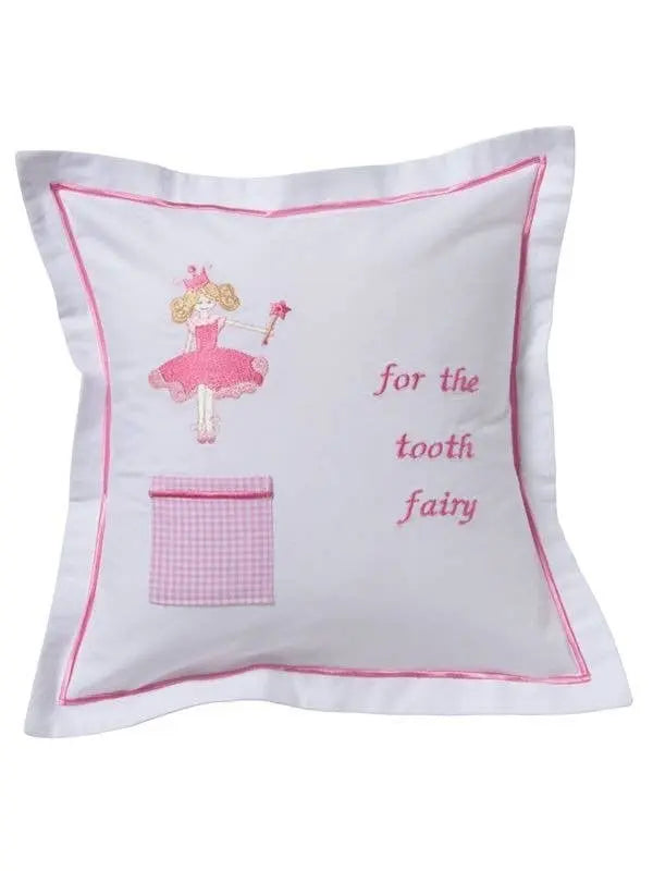 Tooth Fairy Pillow Cover - Princess Jacaranda Living An Initial Impression