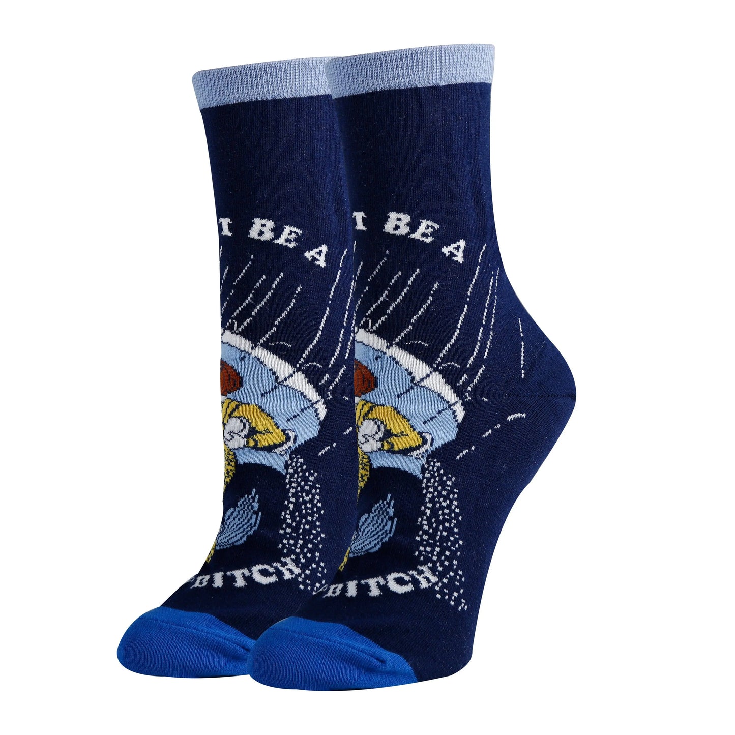 Oooh Yeah Socks/Sock It Up/Oooh Geez Slippers - Salty Bitch | Women's Cotton Crew Funny Socks - An Initial Impression