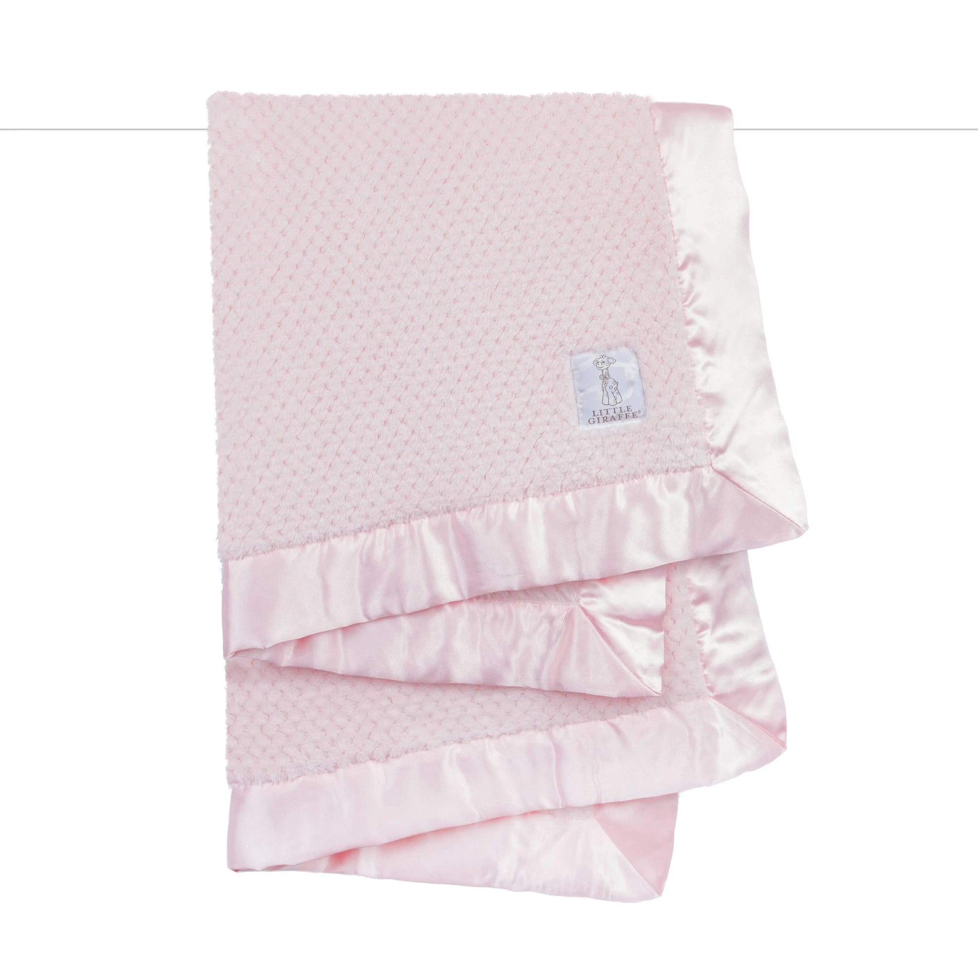 Little Giraffe - Honeycomb™ Baby Blanket Little Giraffe An Initial Impression Pink