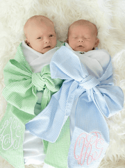 Seersucker Baby Swaddle Blanket - An Initial Impression
