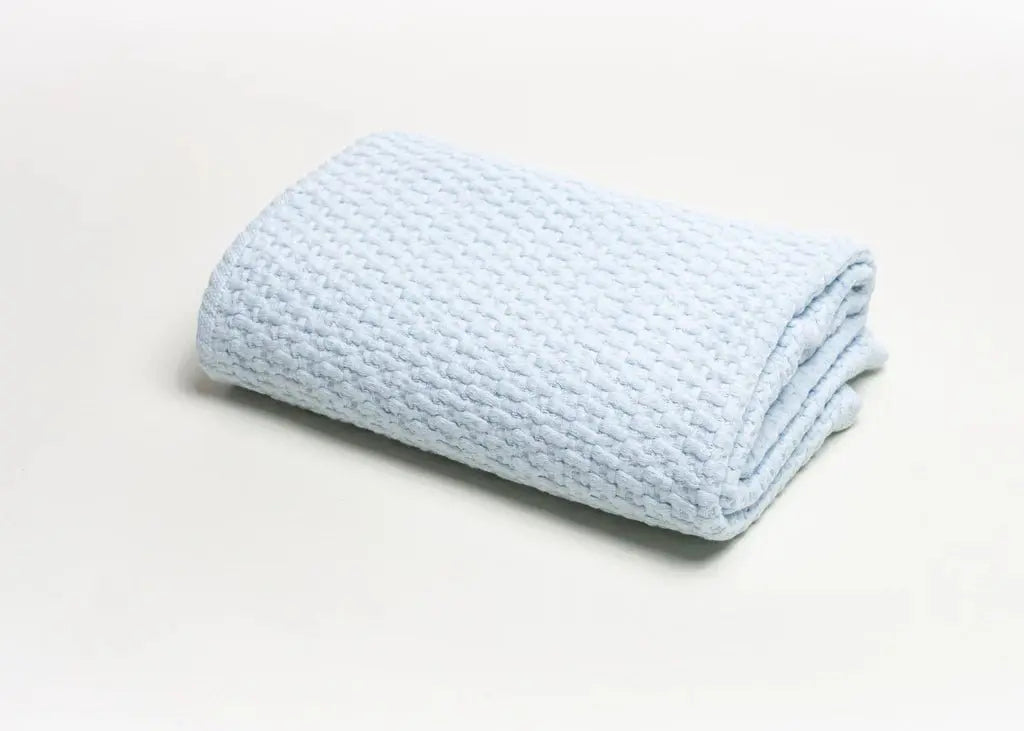 White Stonewashed Basket Weave Throw With Binding 774 - An Initial Impression