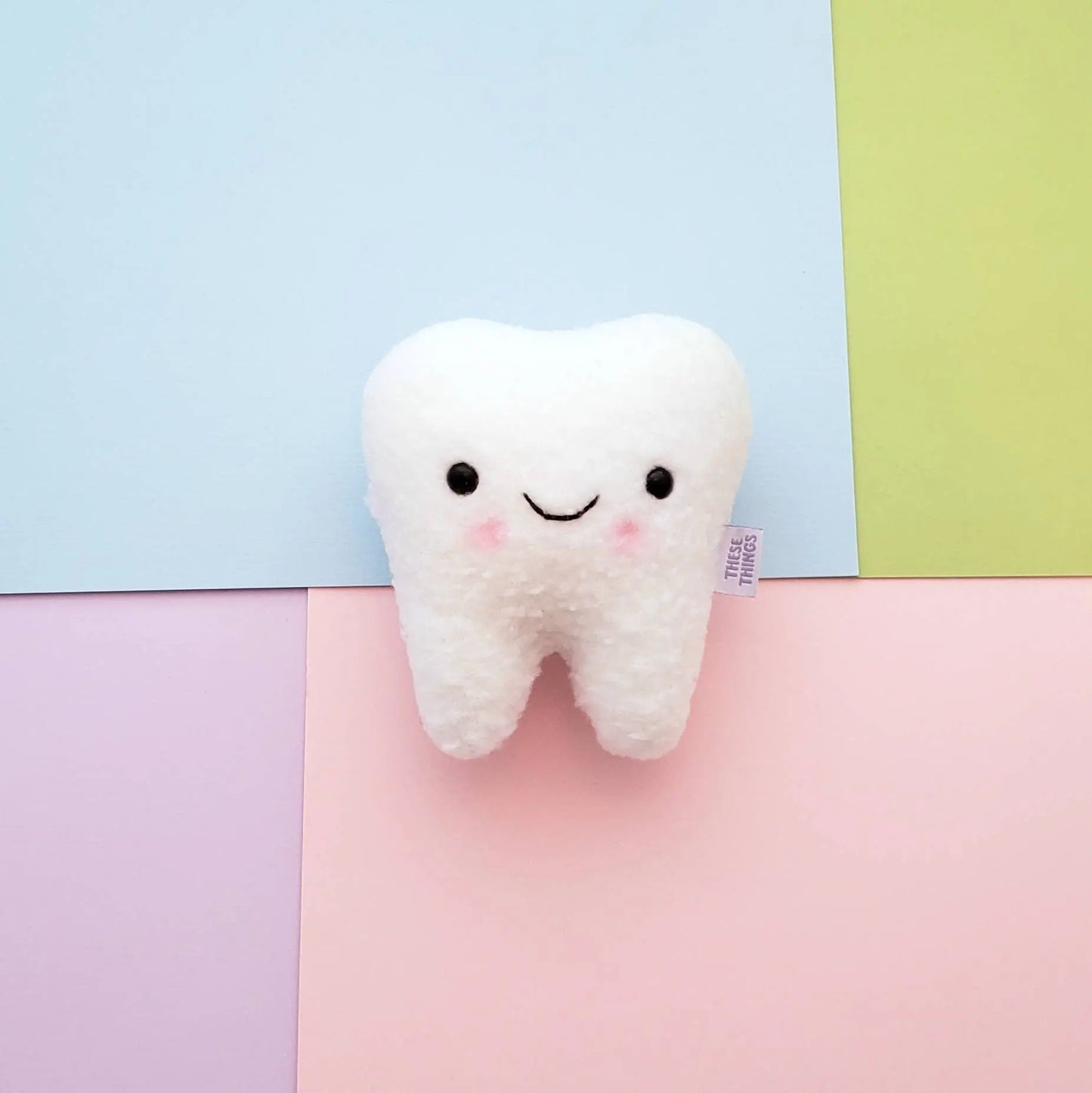 These Things - Blushin' Tooth plushie // tooth fairy