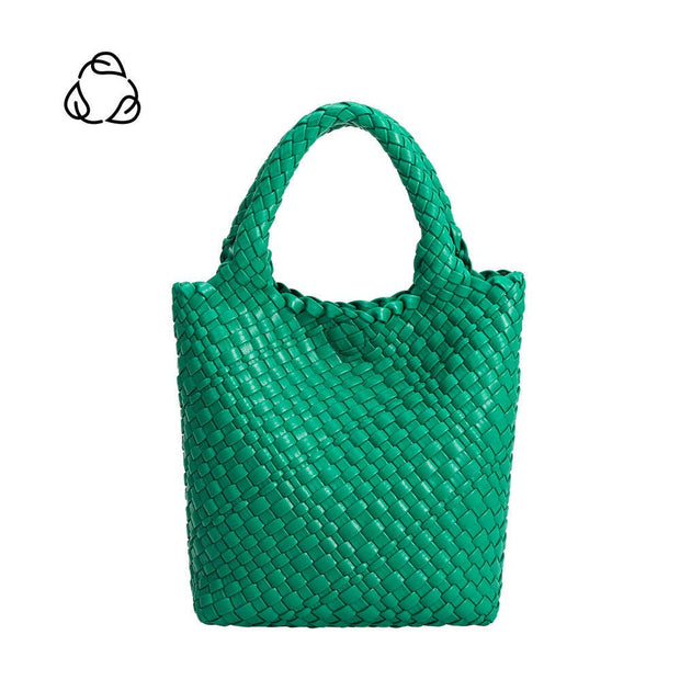 Melie Bianco - Eloise Small Recycled Vegan Tote Bag in Green - An Initial Impression