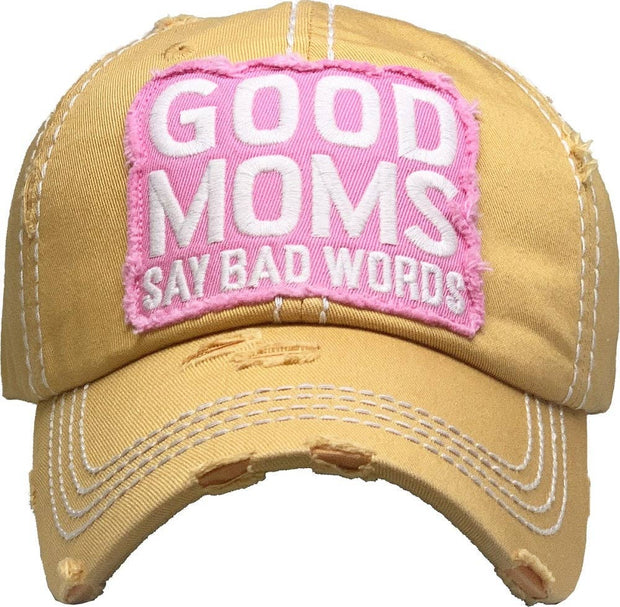 MiMi Wholesale - KBV1369 "Good Moms Say Bad Words" Vintage Washed Baseball Cap - An Initial Impression