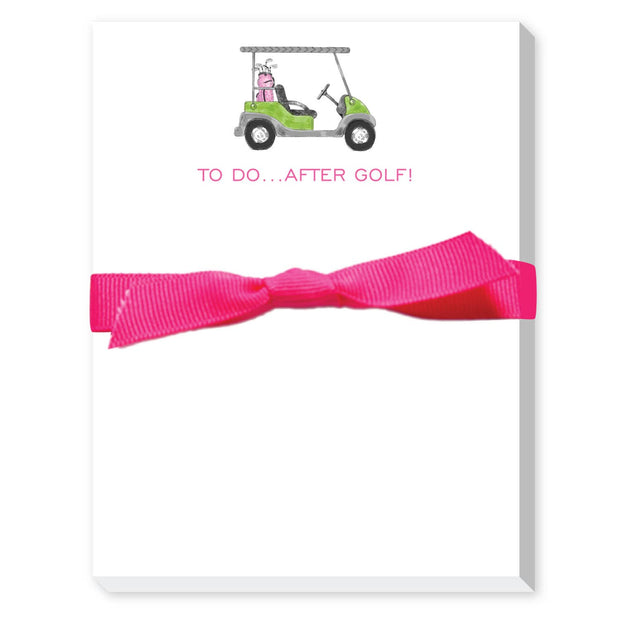 TO DO AFTER GOLF (CART) MINI NOTEPAD