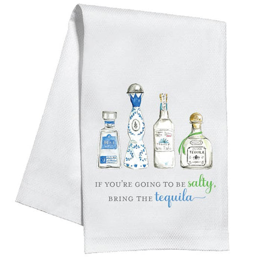 RosanneBeck Collections - If You're Going To Be Salty Tequila Bottles Kitchen Towel - An Initial Impression